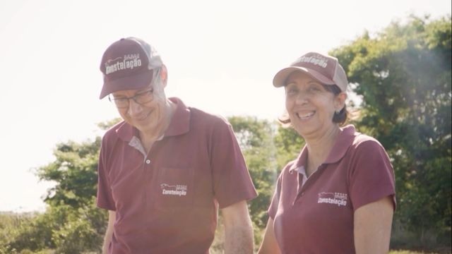 Os pecuaristas Rubia Barra e seu esposo José Guedes, da fazenda Palmito. Foto: Reprodução
