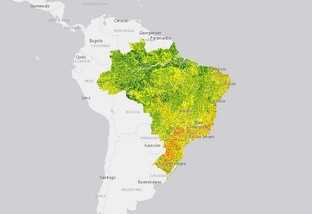 Plataforma online mostra quais os solos brasileiros mais vulneráveis à erosão