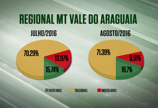 Vale do Araguaia se recupera com grande evolução no bimestre