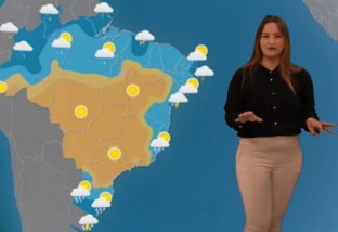 Excesso de chuva no Sul e falta dela no Brasil Central  