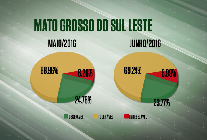 Números se mantém estáveis em MS/Leste