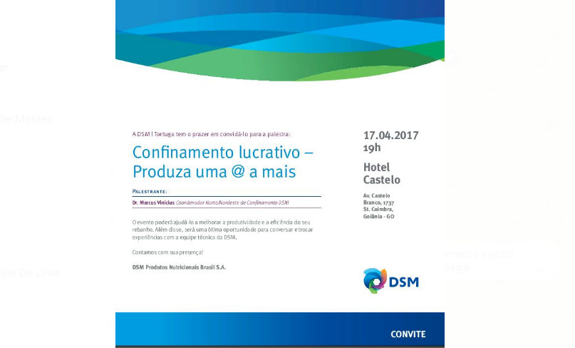 Tortuga/DSM define programação de simpósios de confinamento; confira as datas