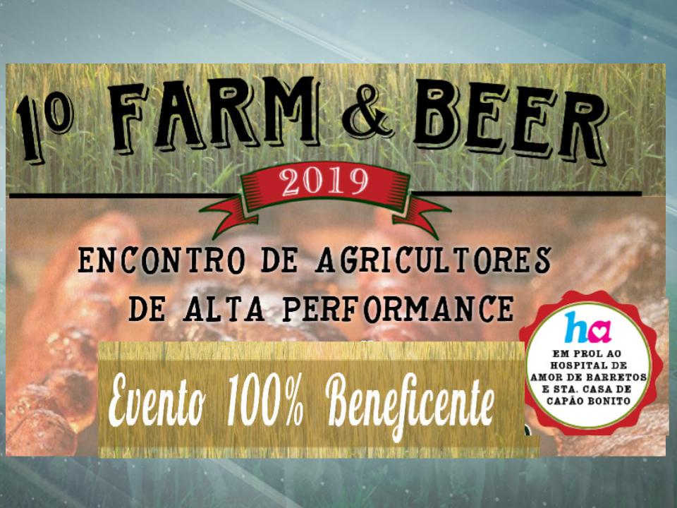 1º Farm Beer em Capão Bonito, SP, vai arrecadar fundos para o Hospital de Amor