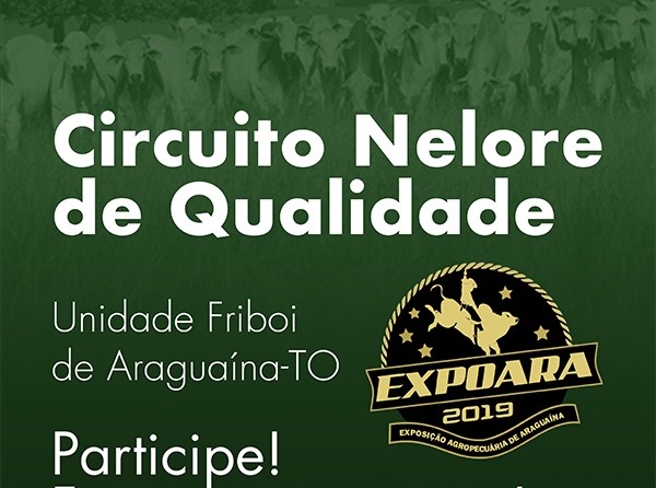 Expoara 2019 terá etapa do Circuito Nelore de Qualidade; veja programação completa