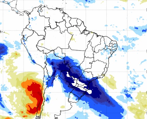 Virada no tempo traz queda de temperatura e ventos fortes para o Centro-Sul