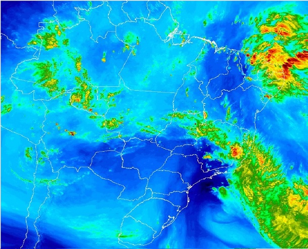 Chove no Nordeste no fim de semana; no Sul, temporais ocorrem a partir de 2ª