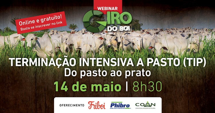 5º Webinar Giro do Boi: Terminação Intensiva a Pasto (TIP) – Do pasto ao prato