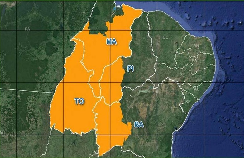 Frente fria avança em áreas de pasto no Matopiba