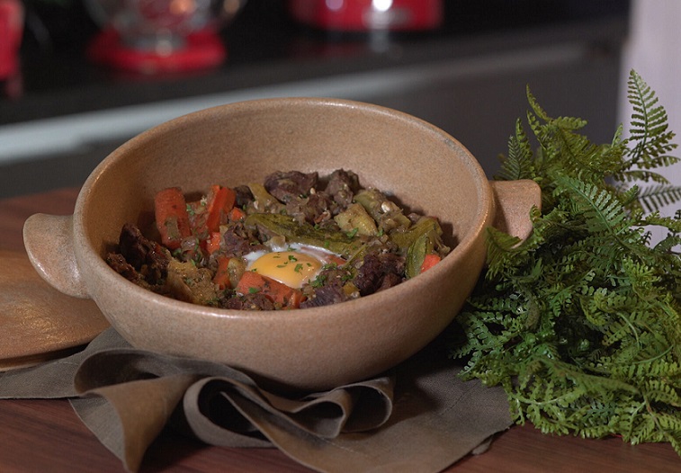 Receita “do campo”: chef apresenta picadinho de acém com legumes al dente