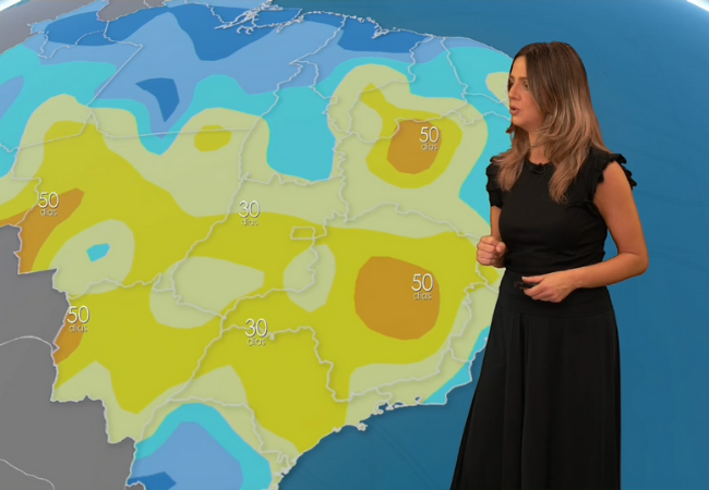 Diversas áreas do Brasil central já estão com 50 dias sem chuva agrícola 