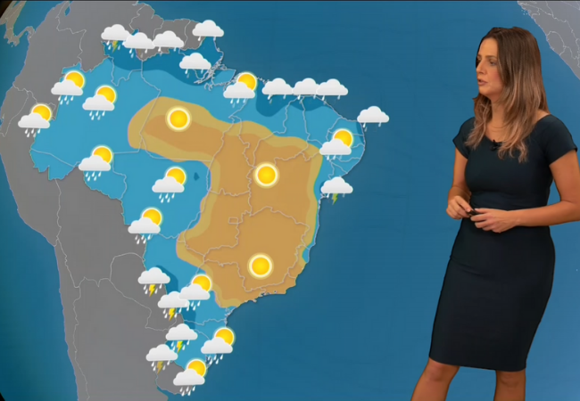 Previsão é de chuva e até queda de granizo em MS e na região Sul