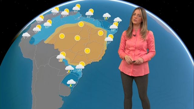 Frente fria leva nuvens de chuva para área de pasto no País