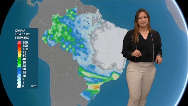 Corredor de chuva se forma entre as regiões Norte e Sul. Saiba onde chove