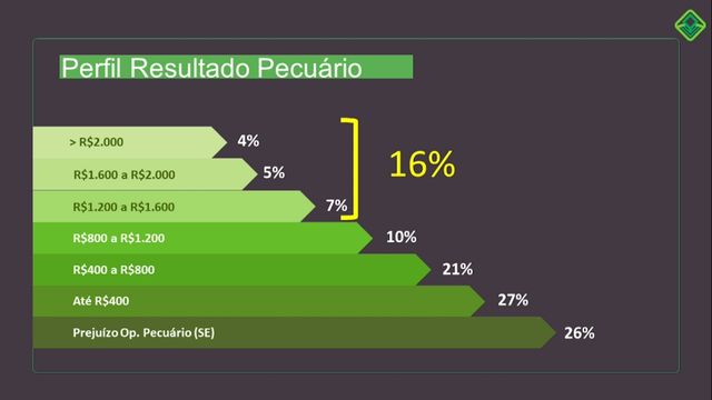 Resultado das fazendas de pecuária no Benchmarking do Instituro Inttegra na safra 2021/2022. Foto: Reprodução