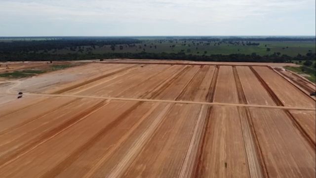 Obras do boitel em Barra do Garças (MT). Foto: Divulgação