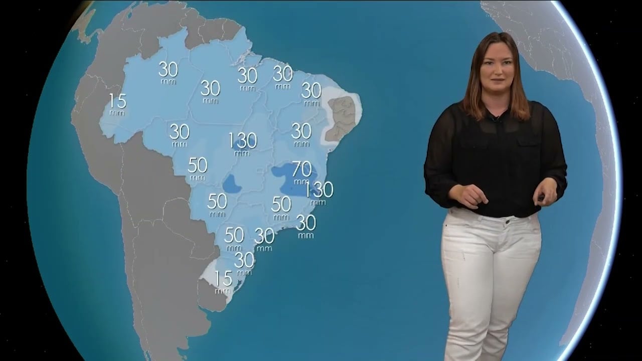 Previsão é de chuvas volumosas em áreas de pasto. Saiba onde cai mais água