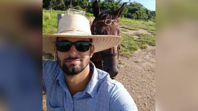 O pecuarista Cristiano Meneckelli, titular da fazenda Ouro Verde, no município de Alta Floresta (MT). Foto: Acervo pessoal