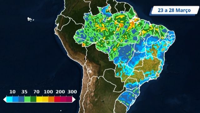 Tem chuvas acima de 100 milímetros em áreas de pasto. Saiba onde