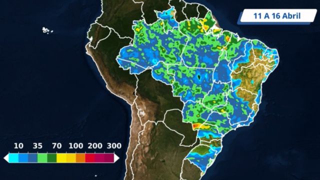 Chuvas volumosas são destaque no sul do País. Saiba onde mais cai água