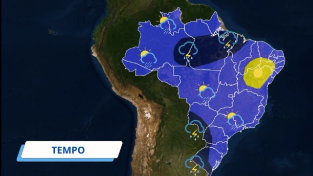 Raios, chuvas e até granizo. Saiba como fica o tempo em áreas de pecuária no País