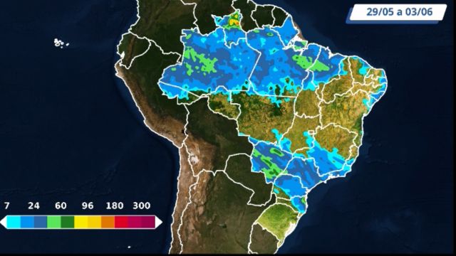 Estiagem, não! Saiba onde ainda cai bons volumes de água no capim nesta semana 