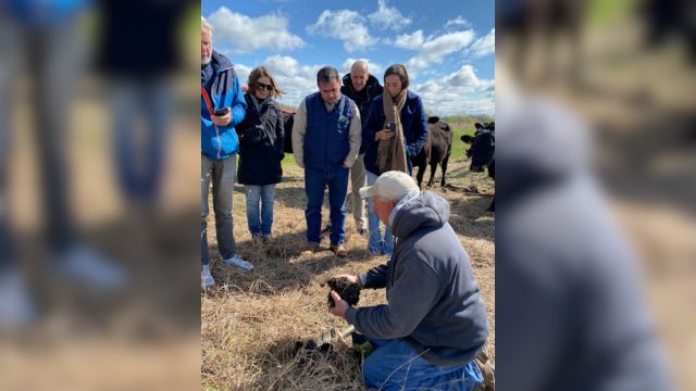 Dia de campo em fazenda nos Estados Unidos que adota práticas de conservação de solo. Foto: Fábio Dias