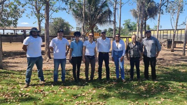 Visita das equipes de Originação e Sustentabilidade à fazenda. Foto: Divulgação