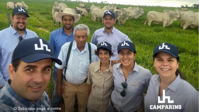 Equipe da fazenda Camparino. Foto: Fazenda Camparino