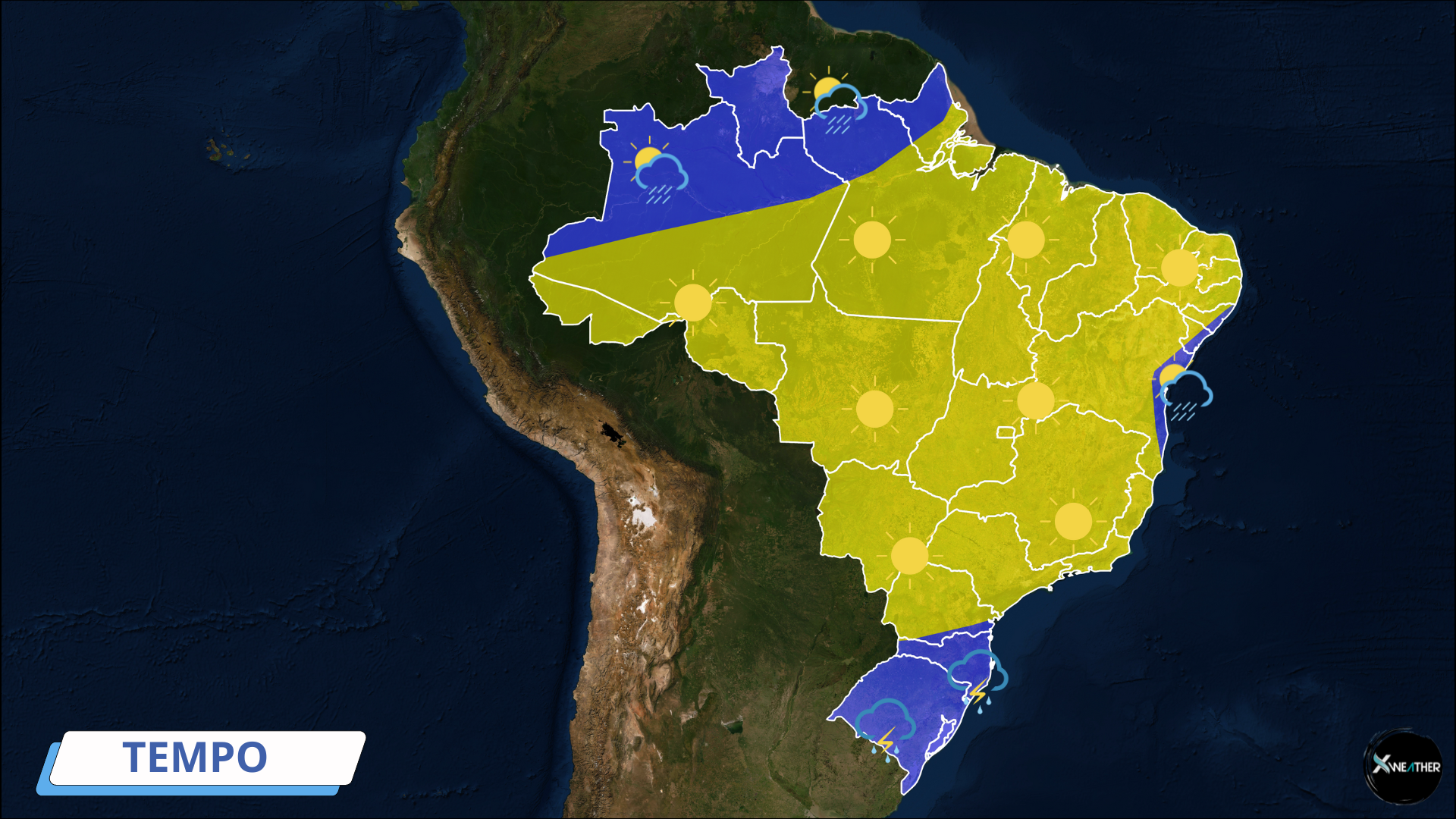 Frente fria: saiba onde ela provoca chuva essa semana