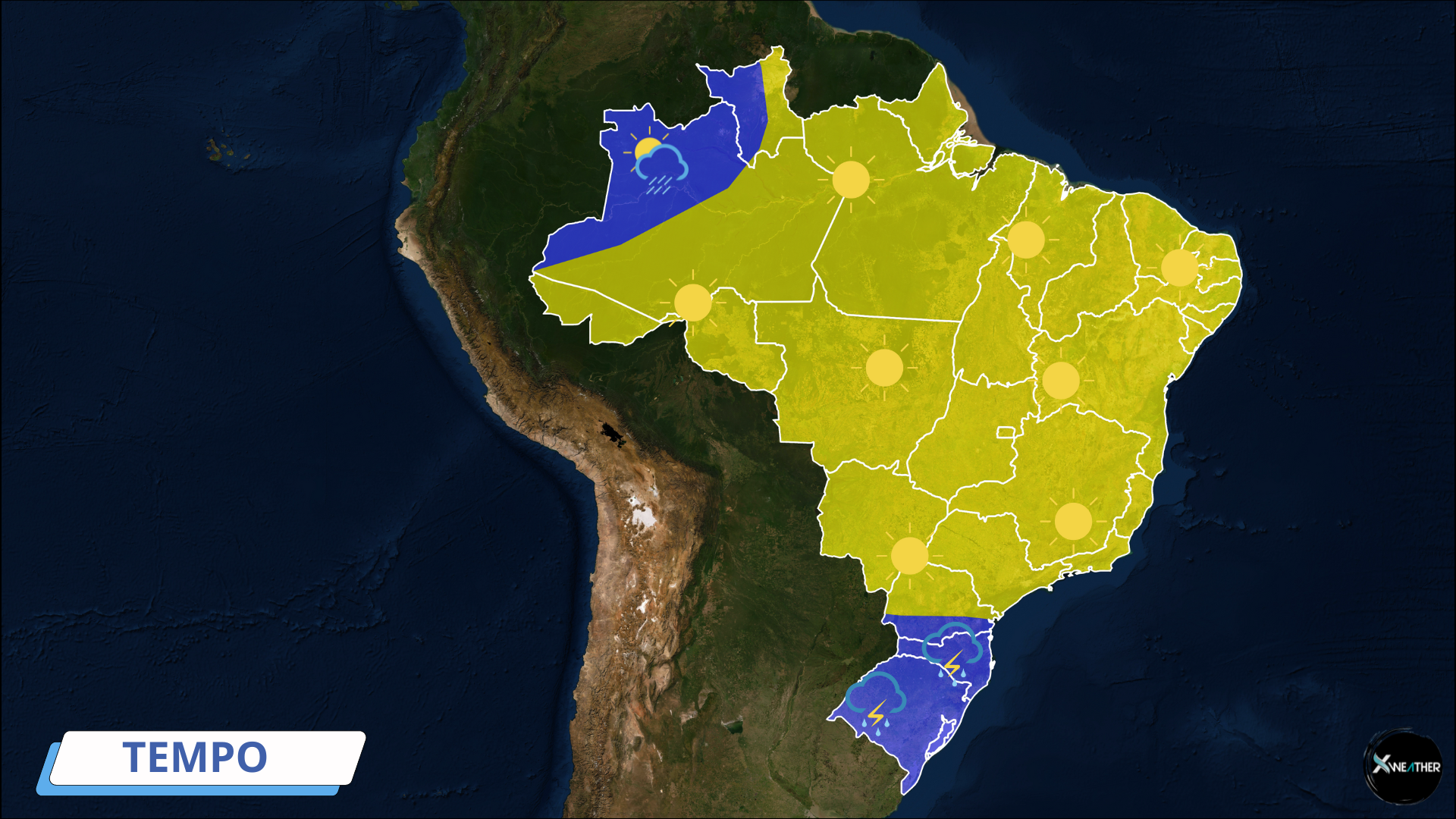 Frente fria provoca chuvas de mais de 150 milímetros. Saiba onde