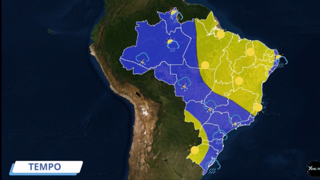 Mais chuvas no Sul? Saiba como fica o tempo na próxima semana