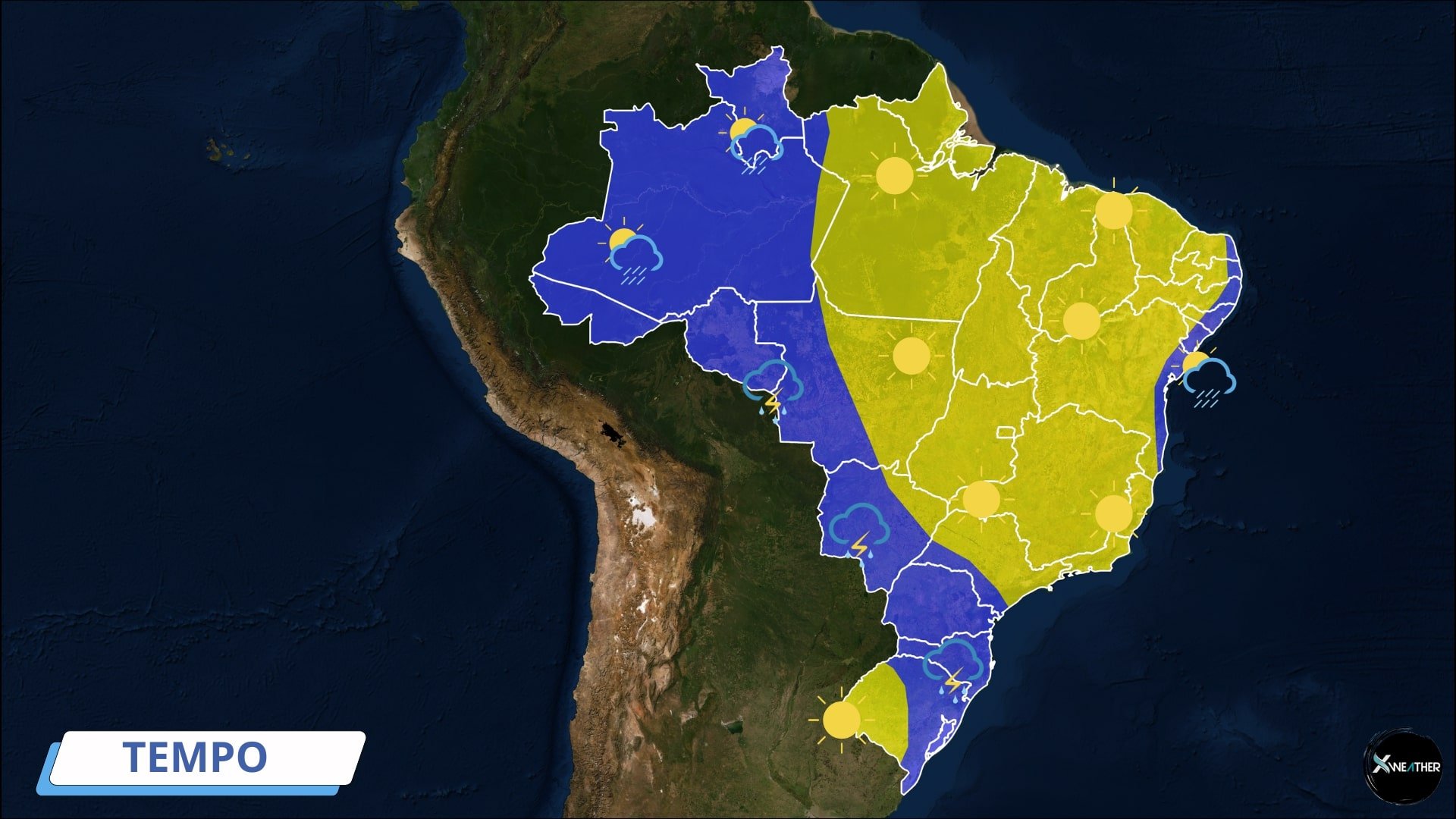 Tempo severo traz fortes chuvas com granizo em áreas de pasto. Saiba os detalhes